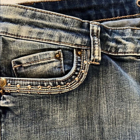 Cache Blue High‎ Rise Jeans with Distressed Details - Picture 8 of 14